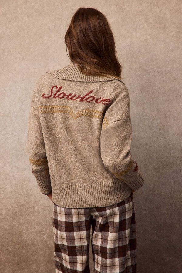 Slowlove C&aacute;rdigan jacquard Slowlove Arena