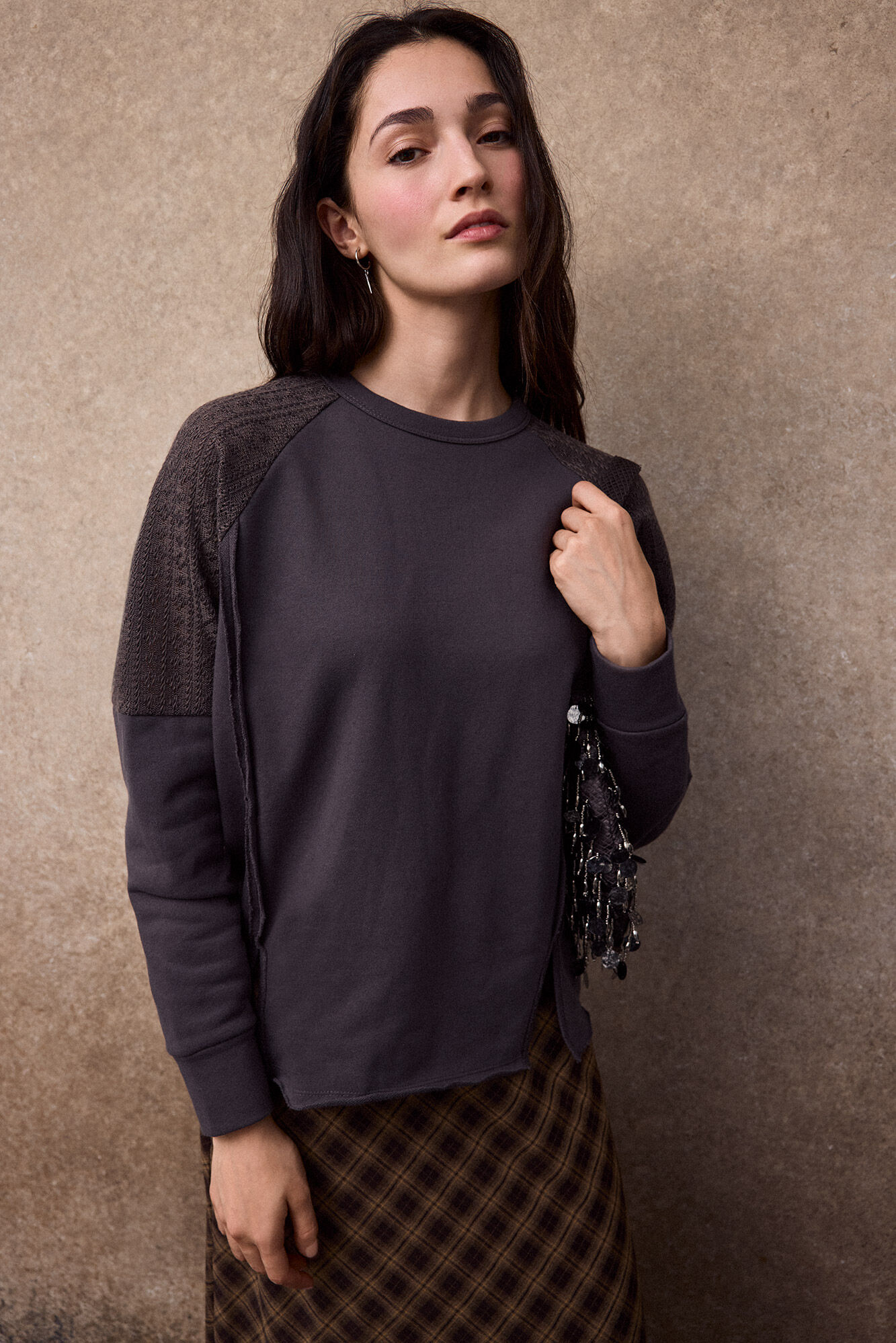 Slowlove Sudadera crochet