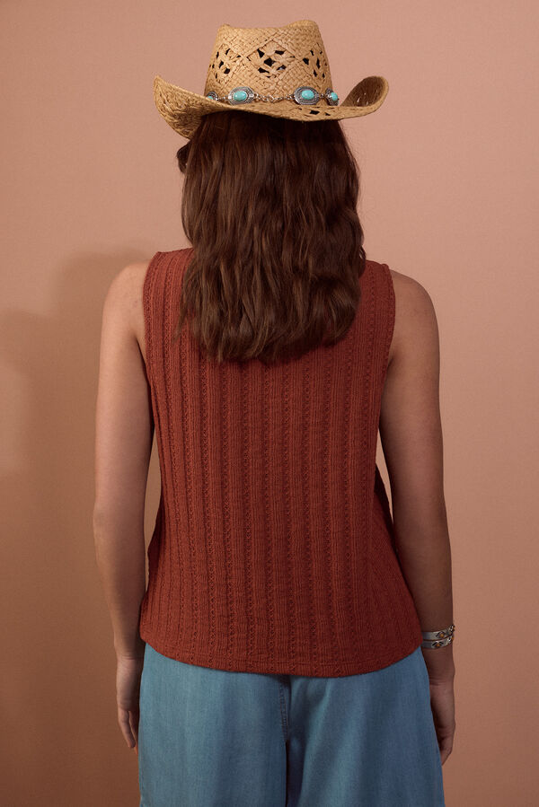 Slowlove Chaleco lazos Naranja