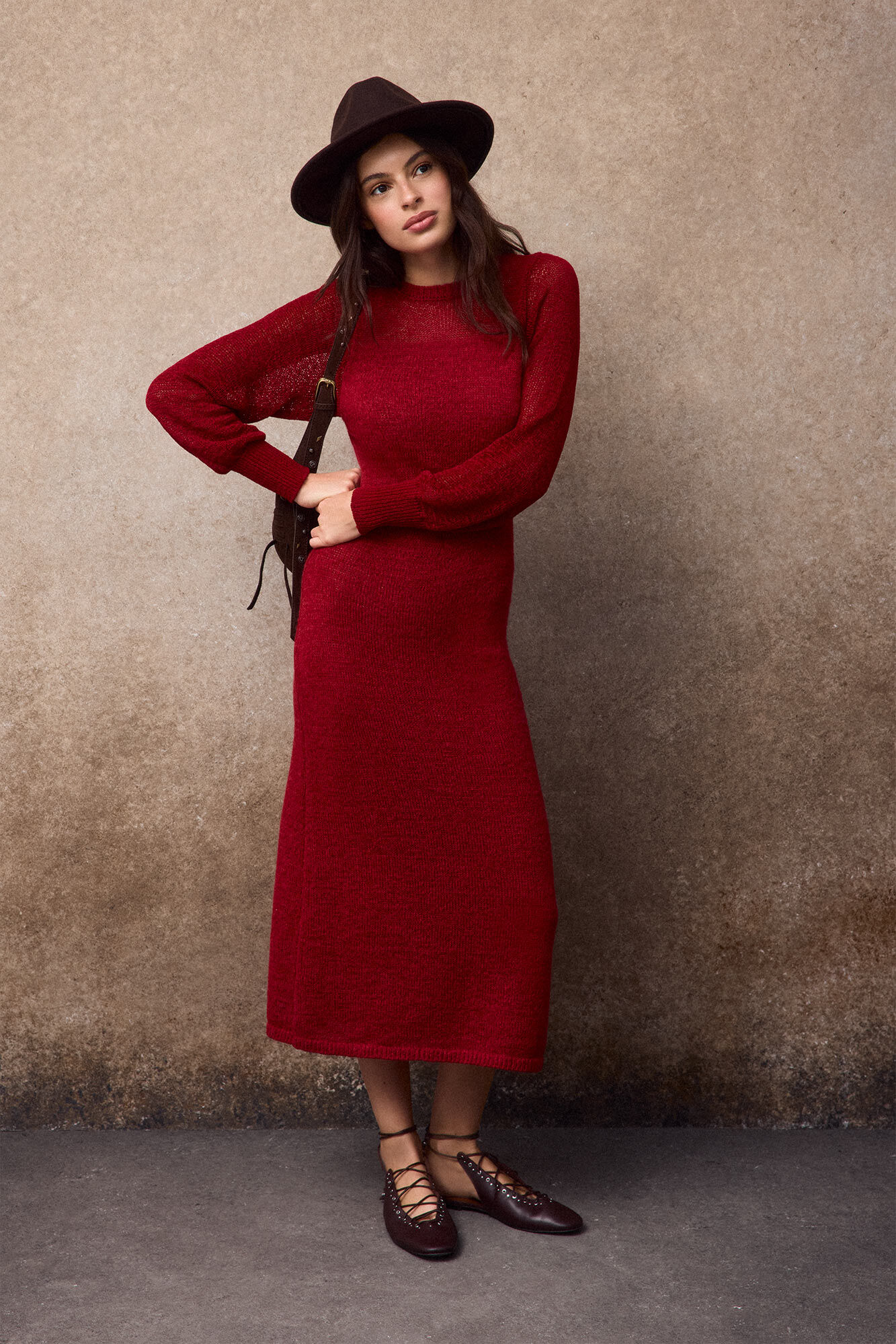 Slowlove Vestido largo punto