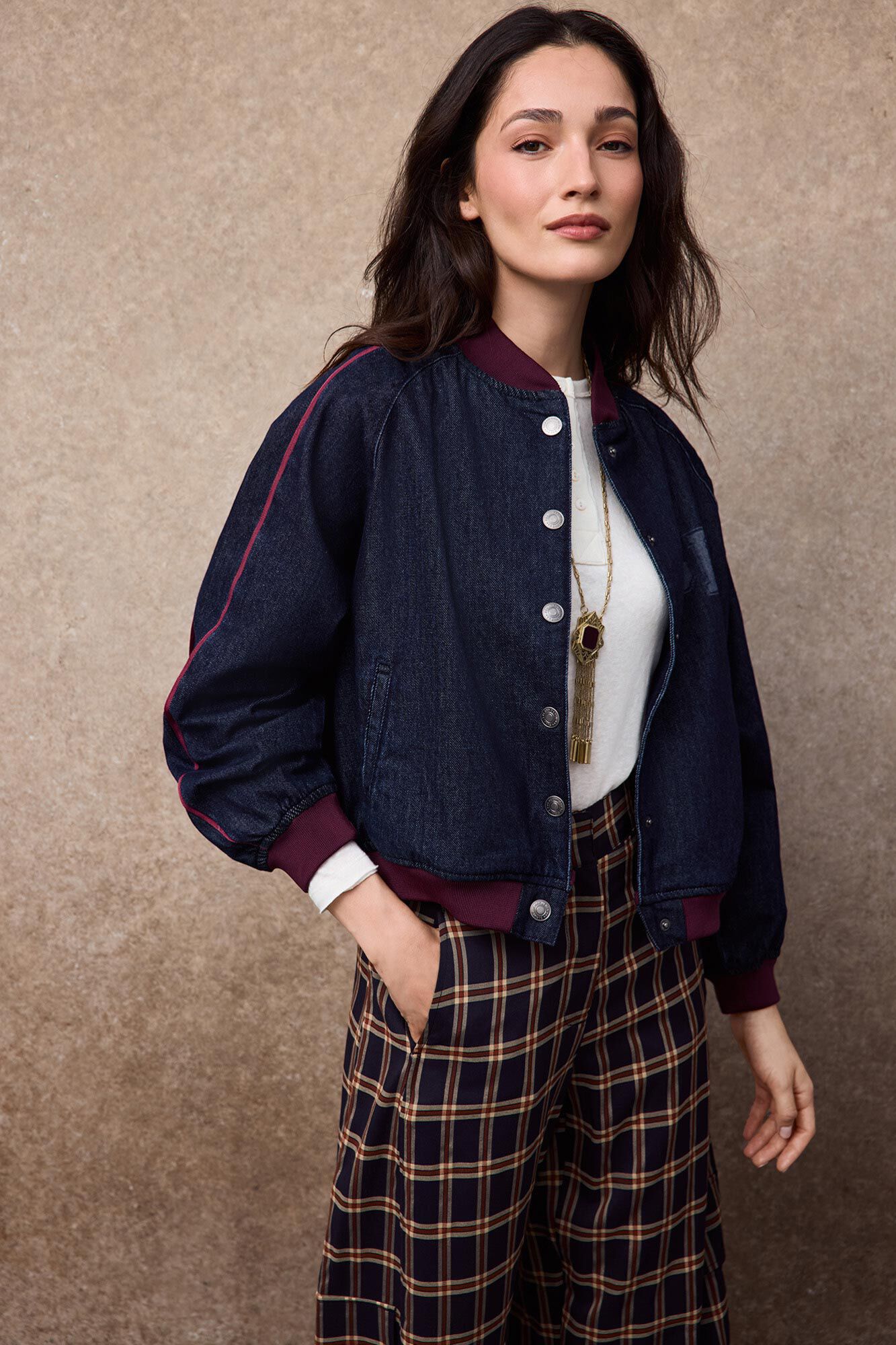 Slowlove Cazadora vaquera bomber