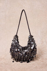 Slowlove Bolso lentejuelas mini Gris