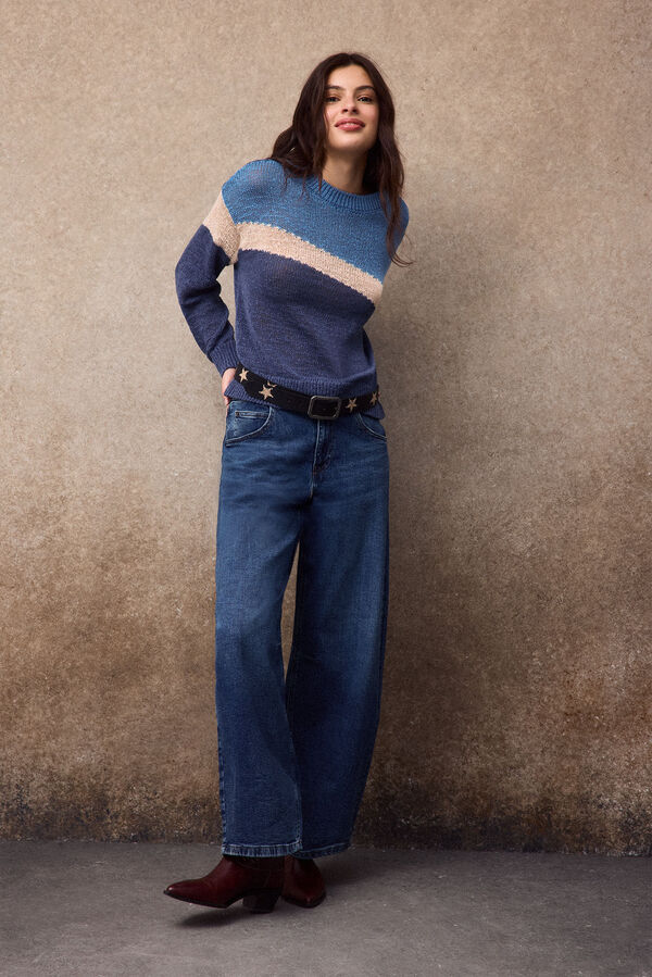 Slowlove Jersey bloque de color Azul