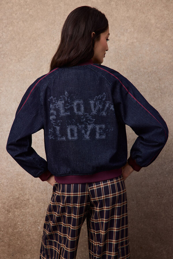 Slowlove Cazadora vaquera bomber Azul