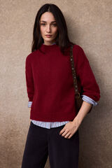 Slowlove Jersey b&aacute;sico Rojo
