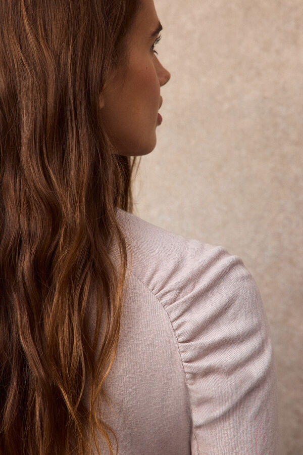 Slowlove Top estructura Marfil