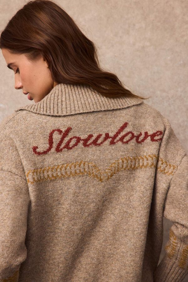 Slowlove C&aacute;rdigan jacquard Slowlove Arena