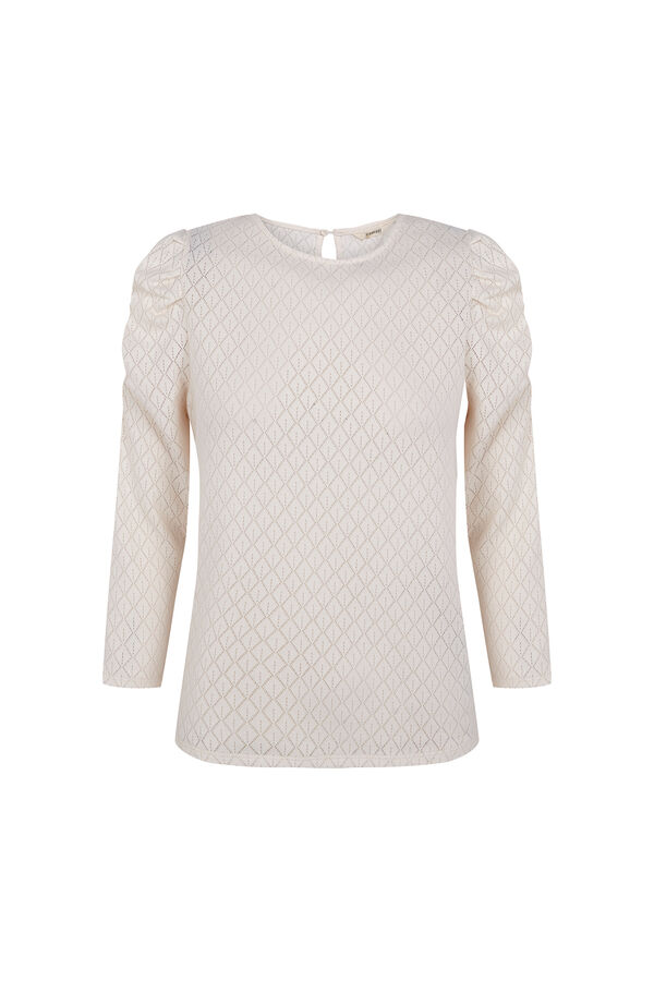 Slowlove Top estructura Marfil