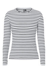 Pieces Camiseta canal&eacute; manga larga: blanco