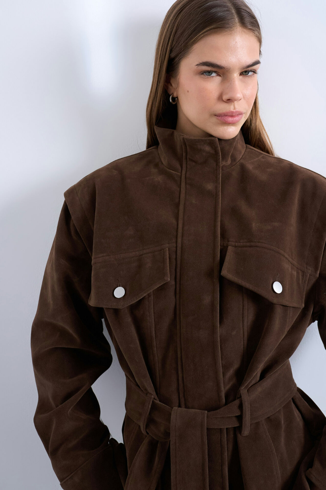 Topshop Chaqueta cuello alto