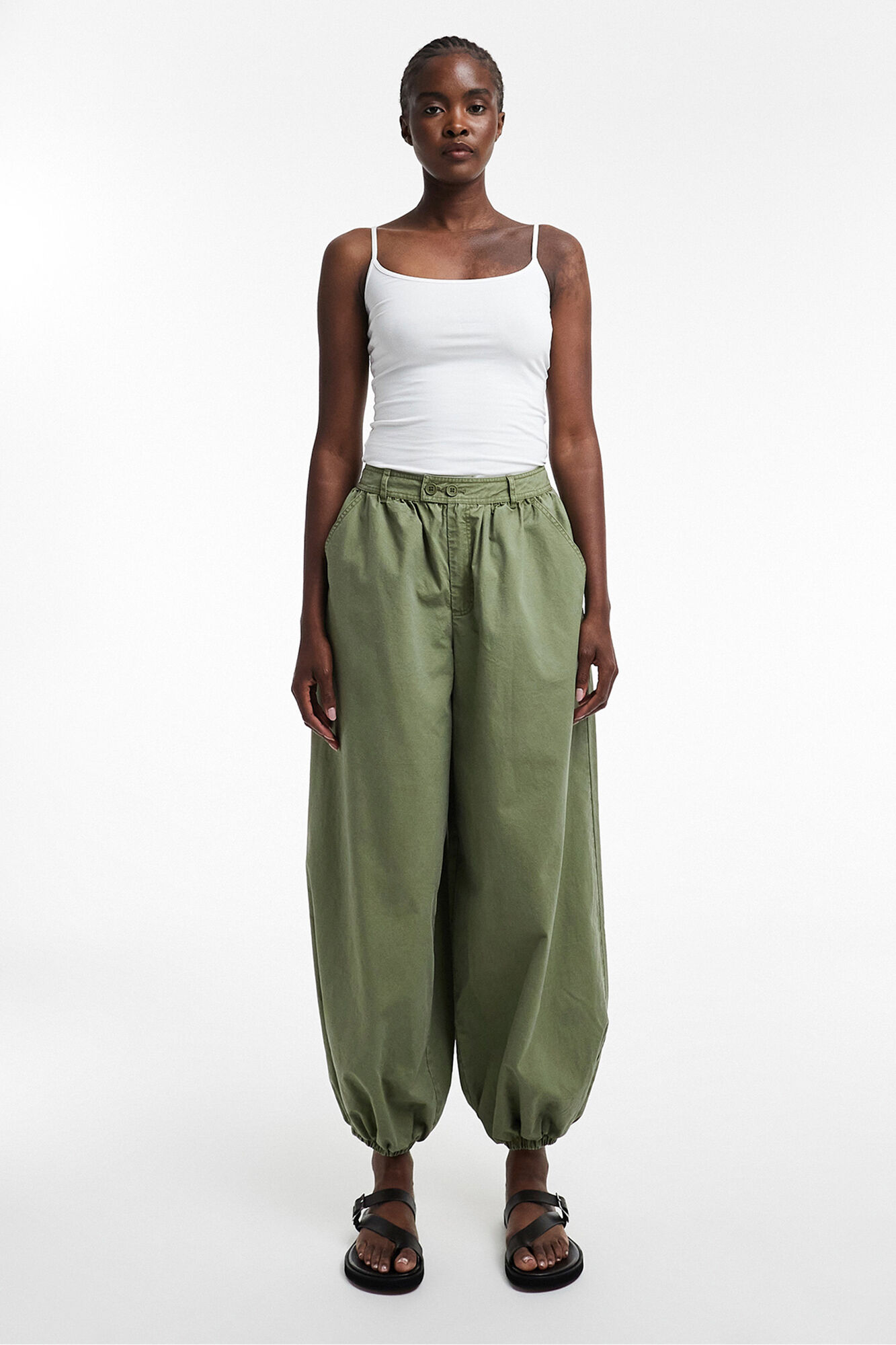 Topshop Pantal&oacute;n corte globo