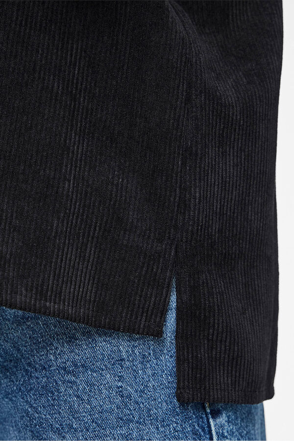Pieces Camisa de pana negro