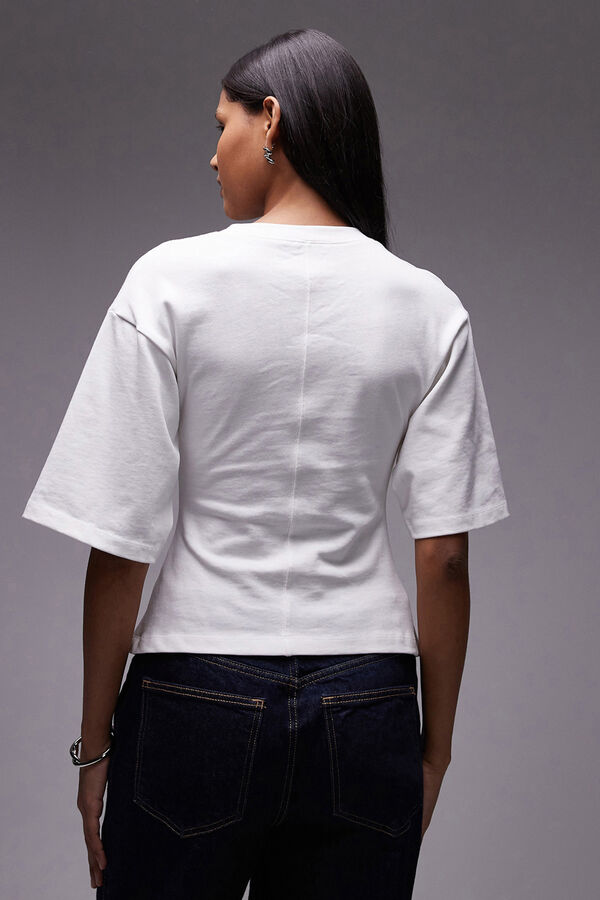 Topshop Camiseta de manga corta blanco