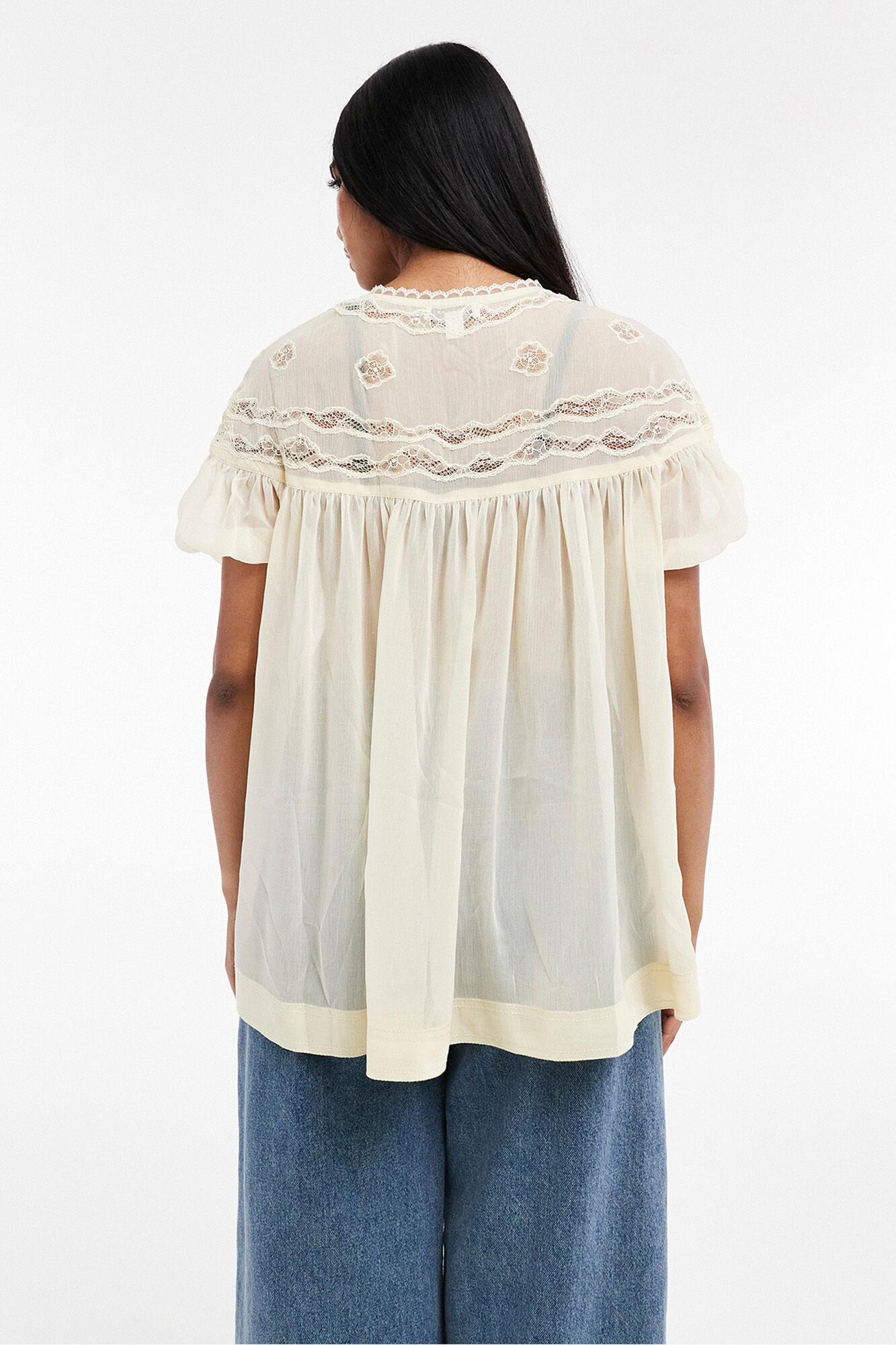 Topshop Blusa semitransparente