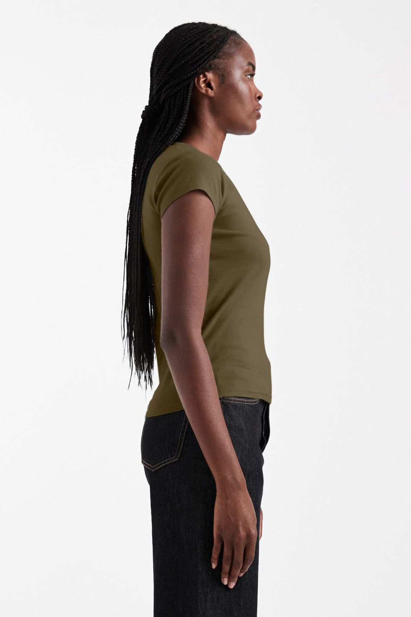 Topshop Camiseta manga corta algod&oacute;n