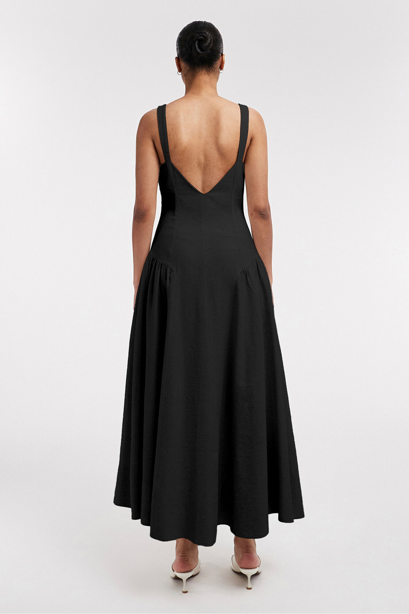 Topshop Vestido largo tirantes