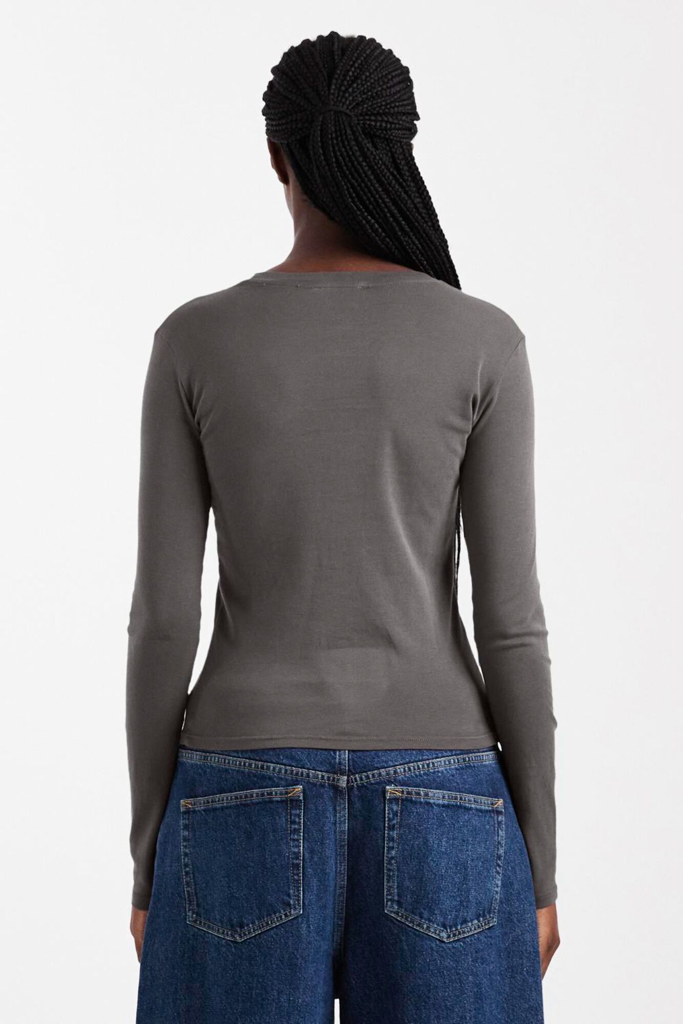 Topshop Camiseta manga larga algod&oacute;n