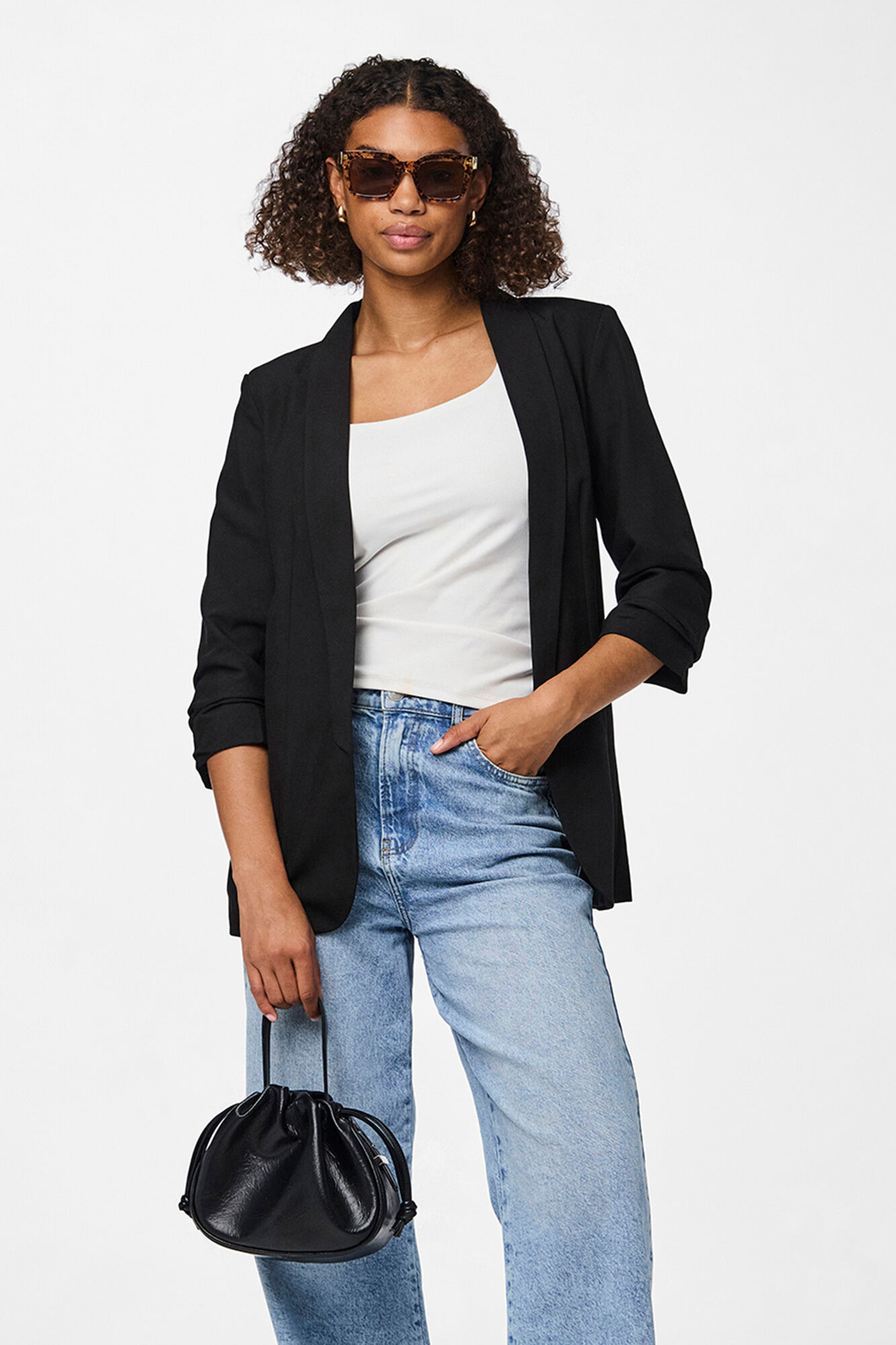 Pieces Blazer con mangas 3/4