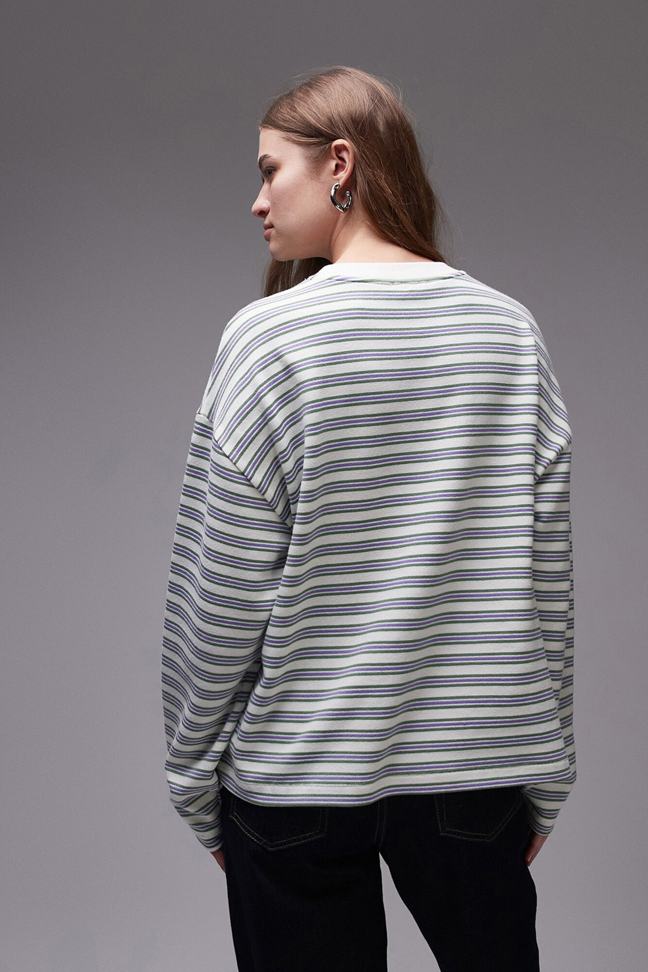 Topshop Camiseta skater de manga larga