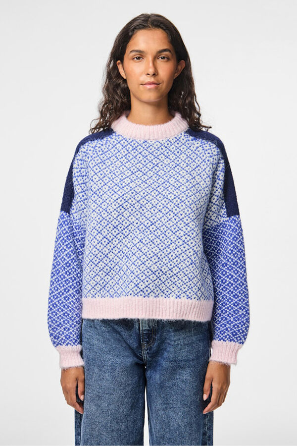 Pieces Jersey punto azul