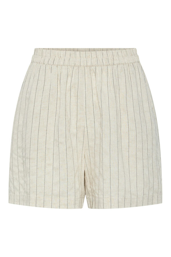 Pieces Pantal&oacute;n corto beige