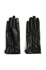 Pieces Guantes de efecto piel negro