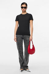 Pieces Camiseta b&aacute;sica negro