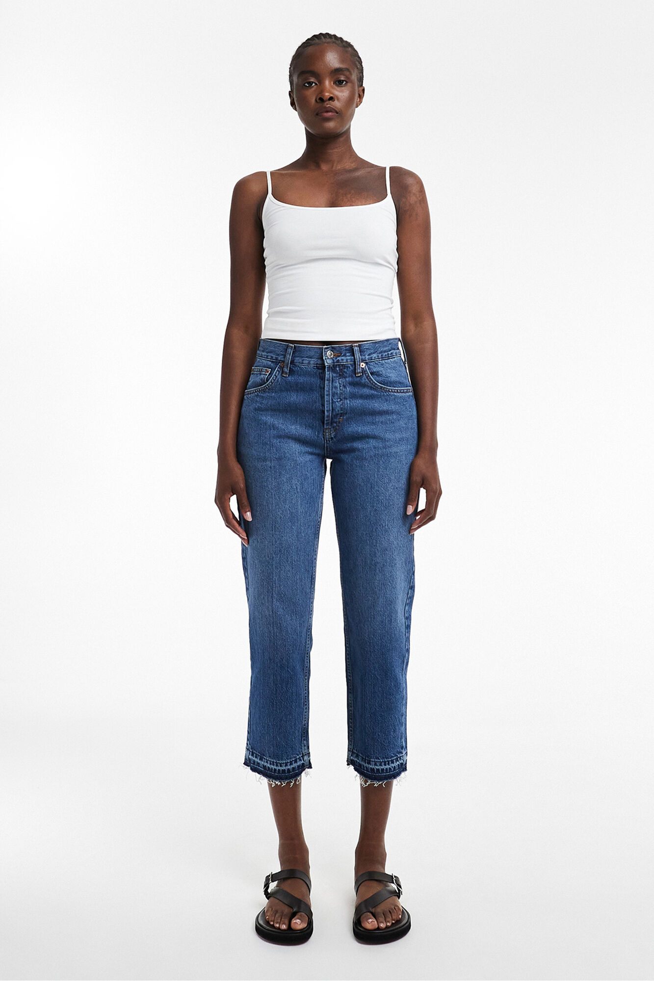 Topshop Jeans straight fit cropped.