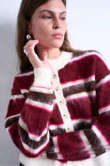 Topshop C&aacute;rdigan de manga larga rosa