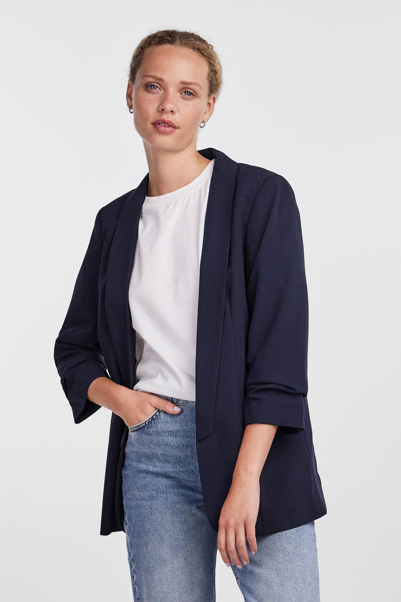 Pieces Blazer con mangas 3/4