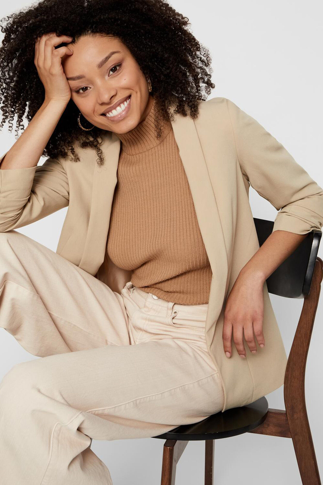 Pieces Blazer b&aacute;sica