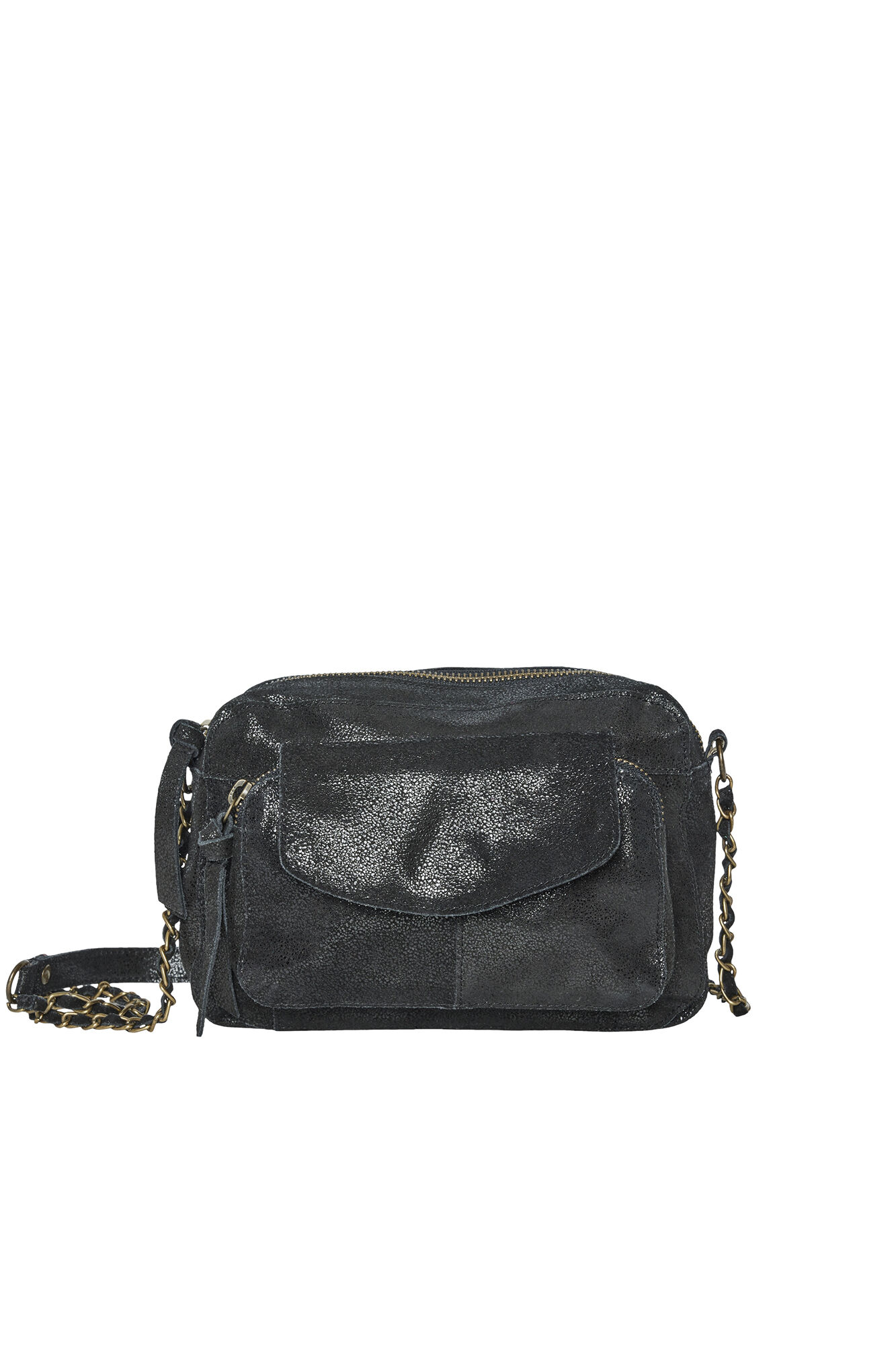 Pieces Bolso de piel metalizado