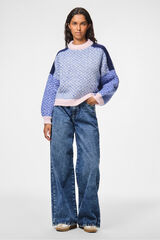 Pieces Jersey punto azul