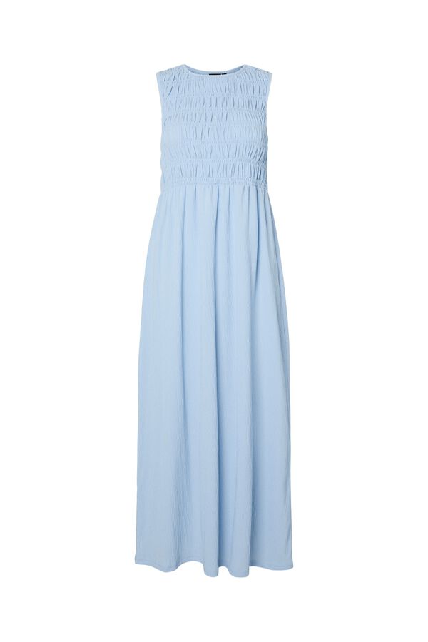 Pieces Vestido largo sin mangas azul