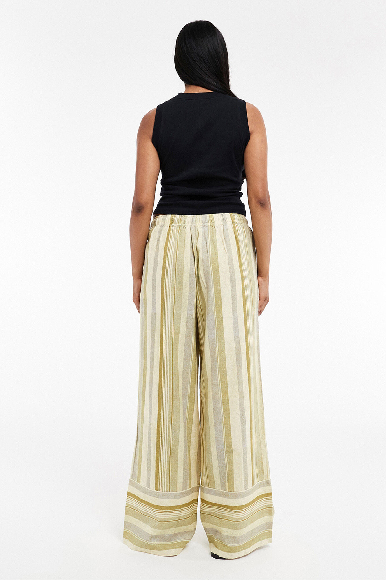 Topshop Pantal&oacute;n estampado de cord&oacute;n