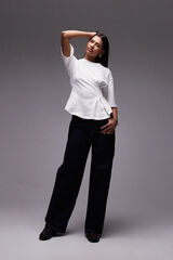 Topshop Camiseta de manga corta blanco