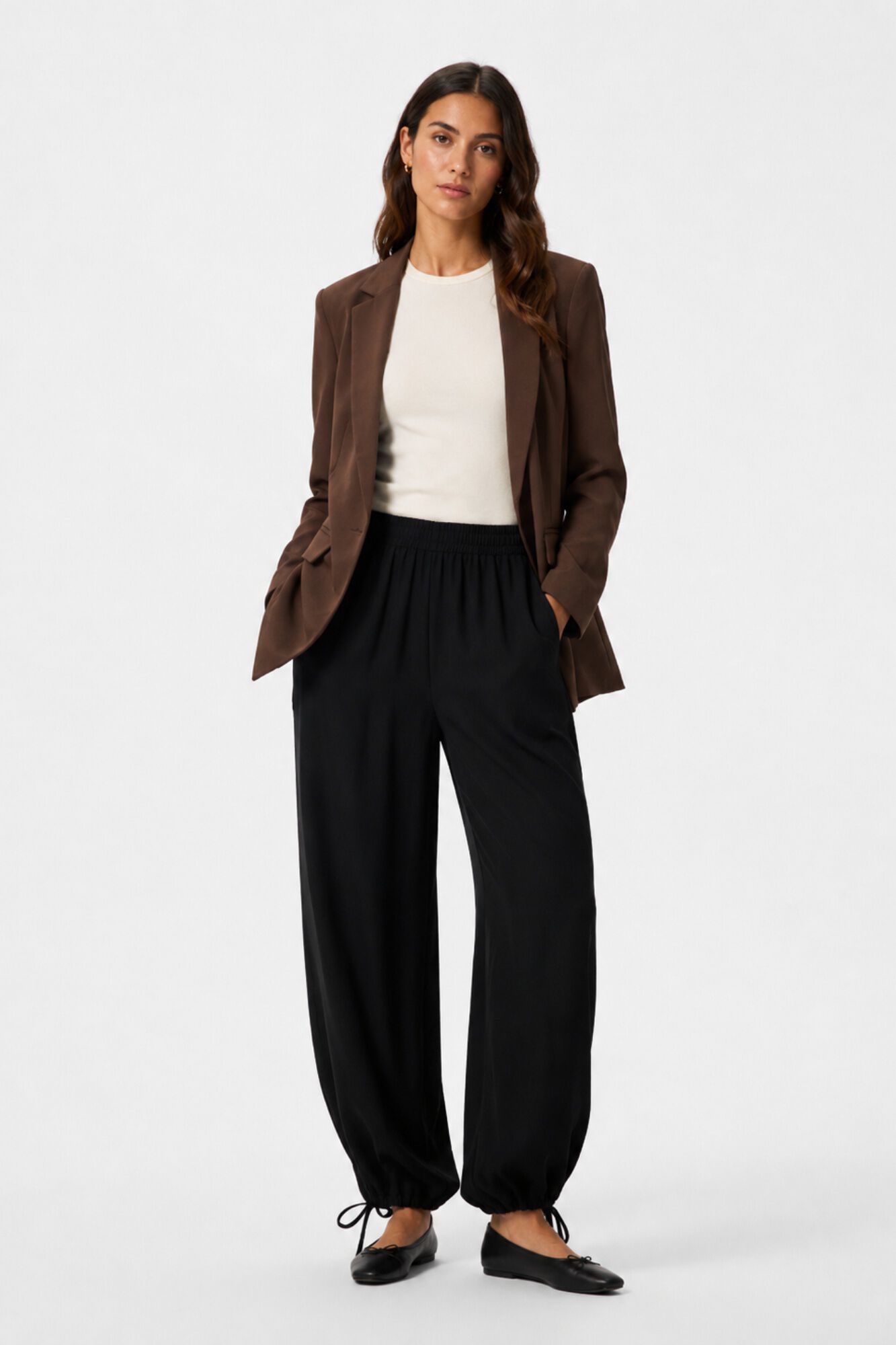 Pieces Blazer oversize sin botones