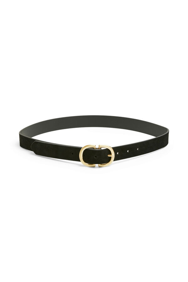 Pieces Buckle belt negro