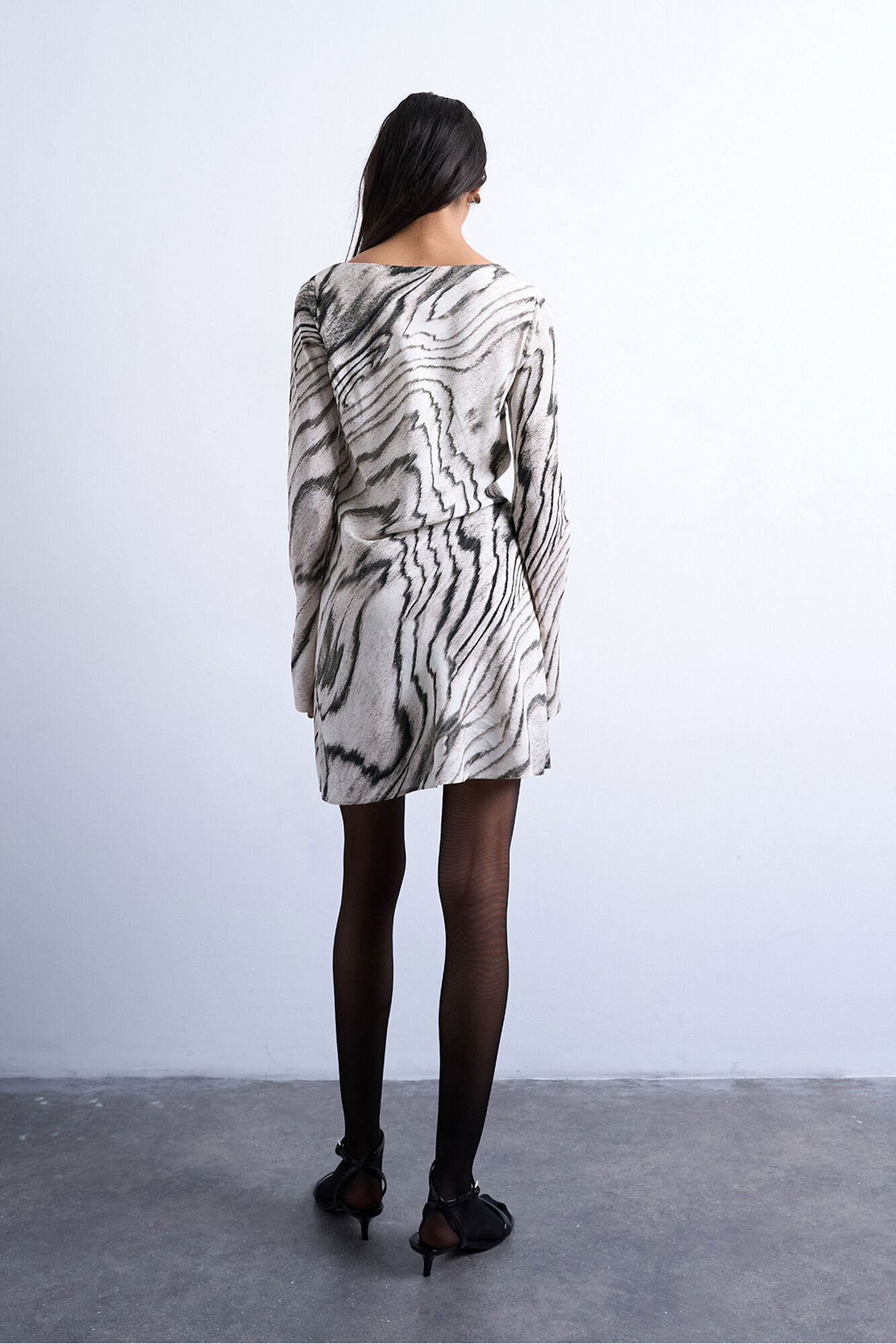 Topshop Vestido mini asim&eacute;trico