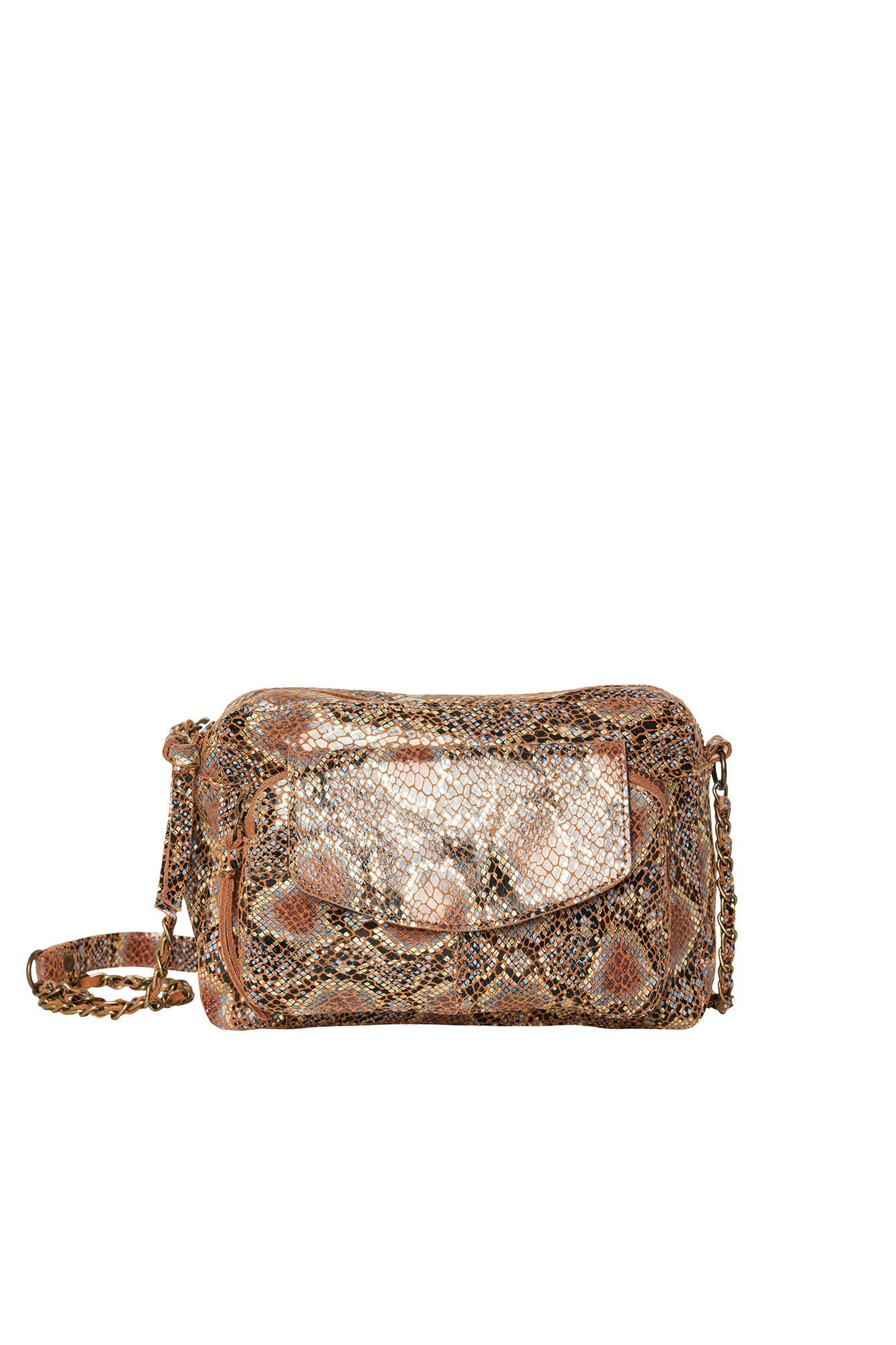 Pieces Bolso de piel metalizado