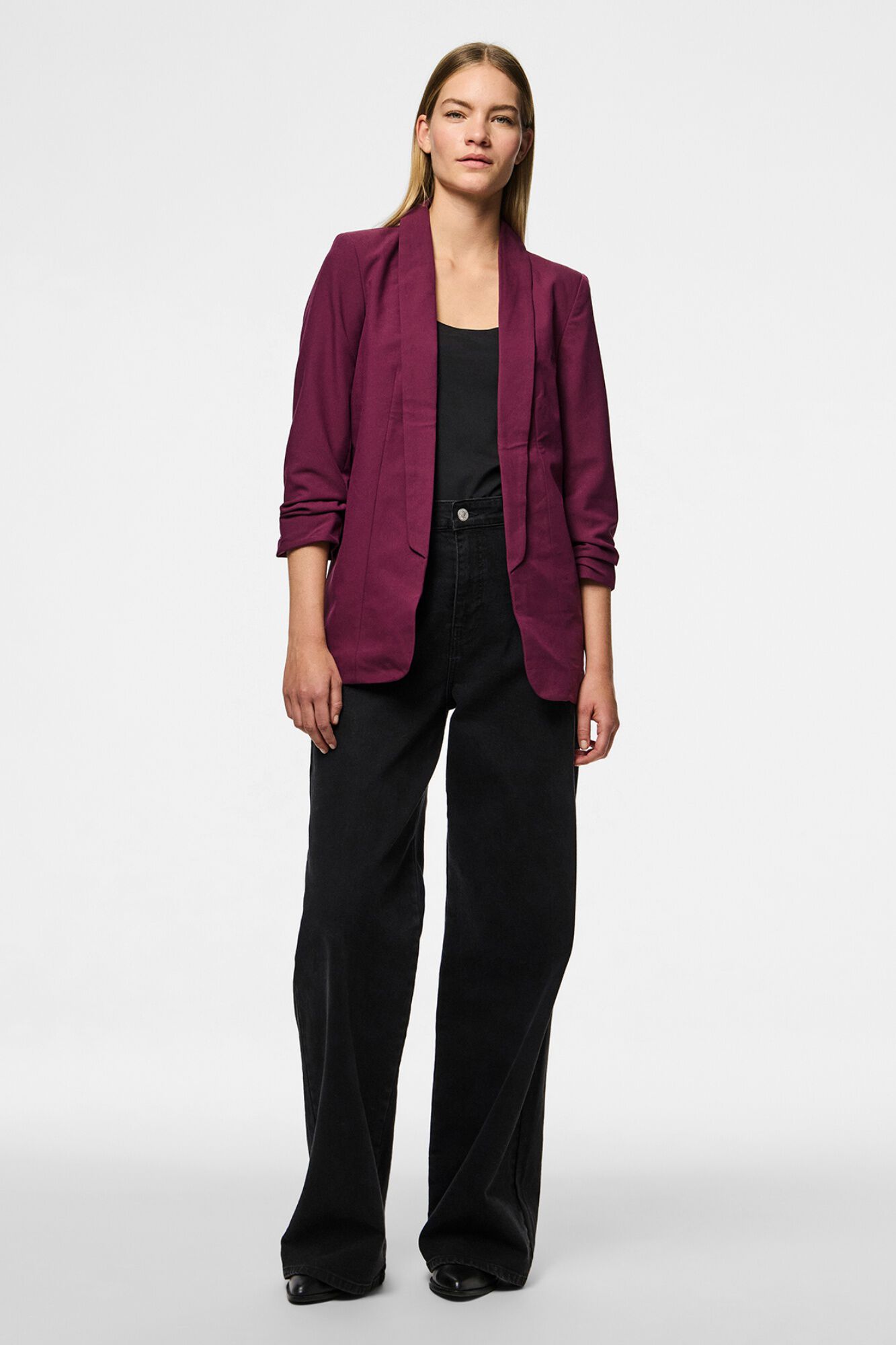 Pieces Blazer con mangas 3/4