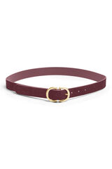 Pieces Buckle belt rojo
