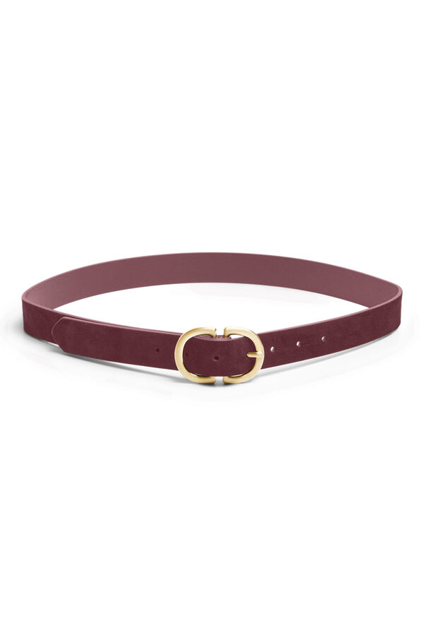 Pieces Buckle belt rojo