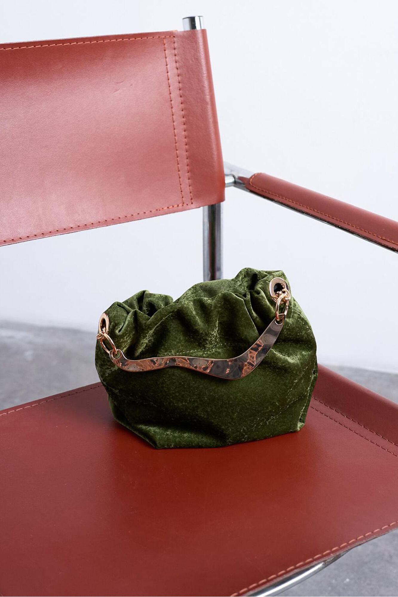 Topshop Bolso de terciopelo