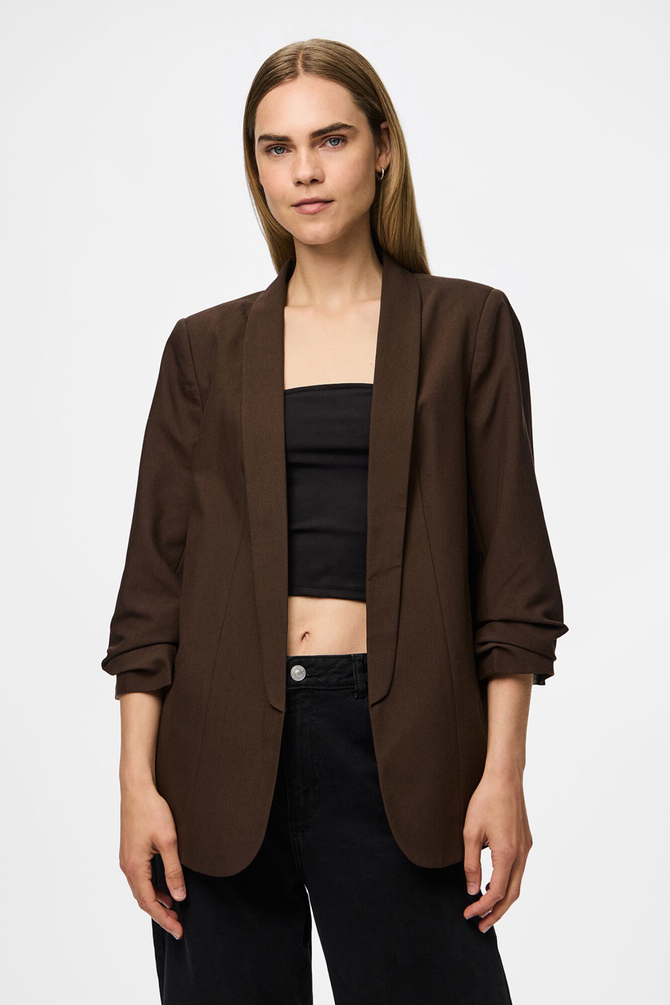 Pieces Blazer con mangas 3/4