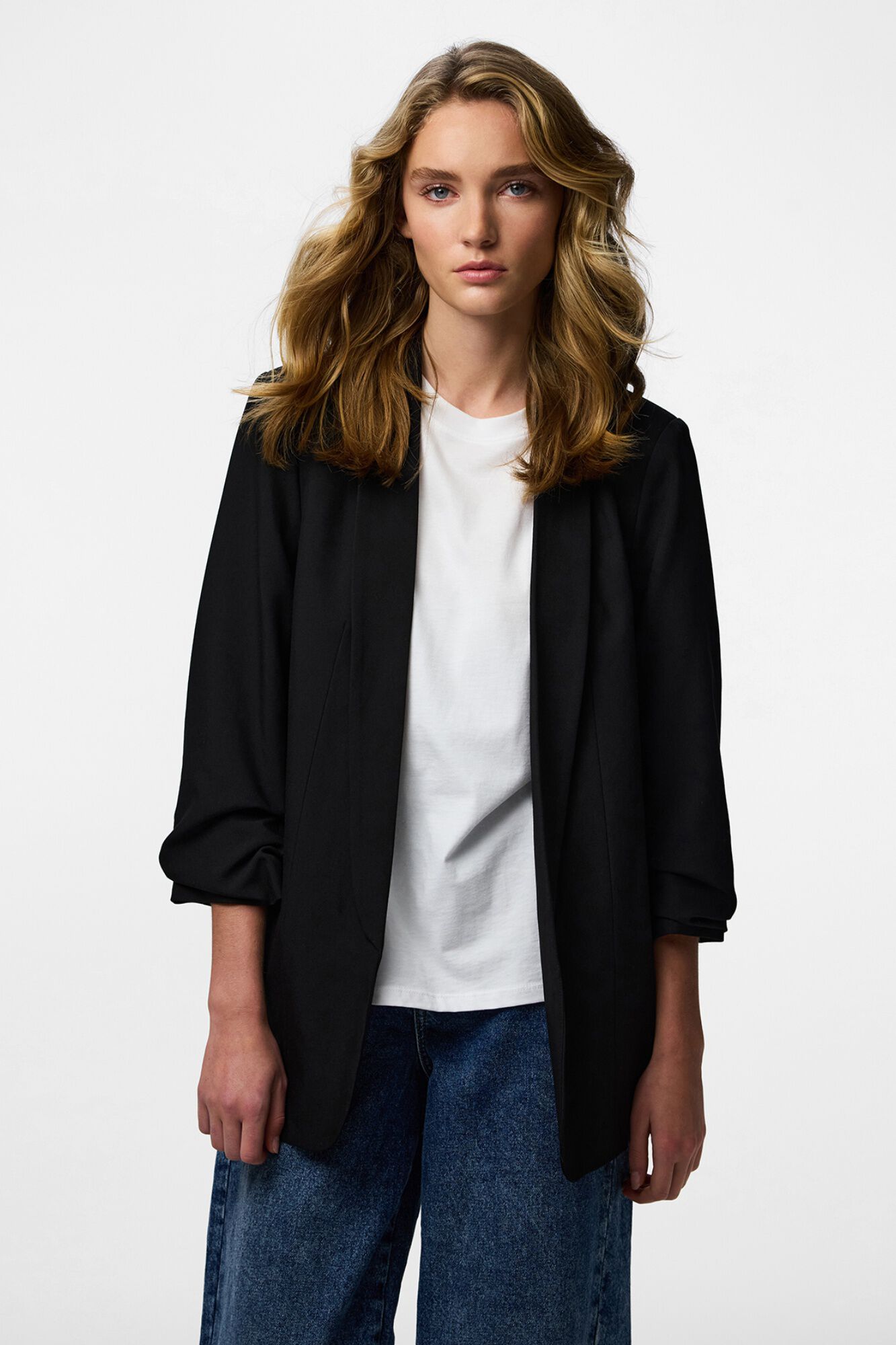 Pieces Blazer con mangas 3/4