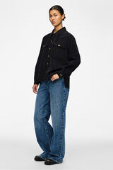 Pieces Camisa de pana negro