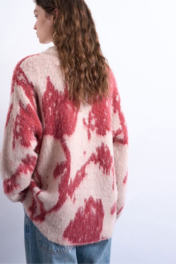 Topshop Jersey de manga larga rosa