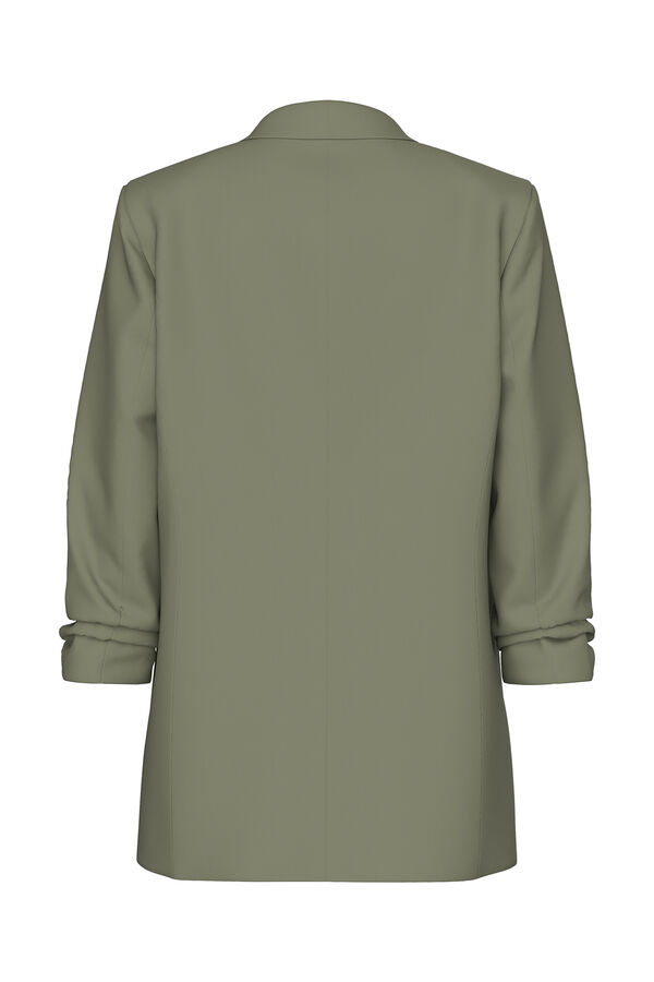 Pieces Blazer con mangas 3/4 verde