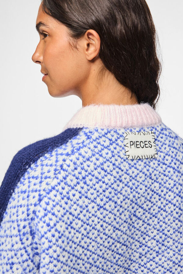 Pieces Jersey punto azul